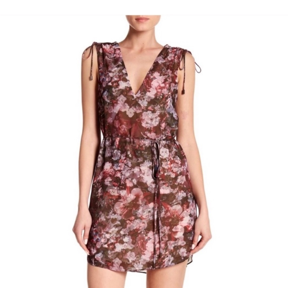 Haute Hippie The Follow Me Floral MiniDress Size XS